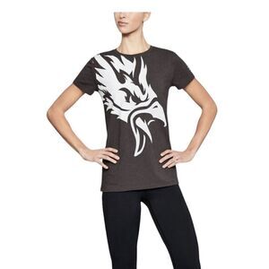 Under Armour Charcoal Gray Freedom Eagle T-Shirt; SZ S; BNWT